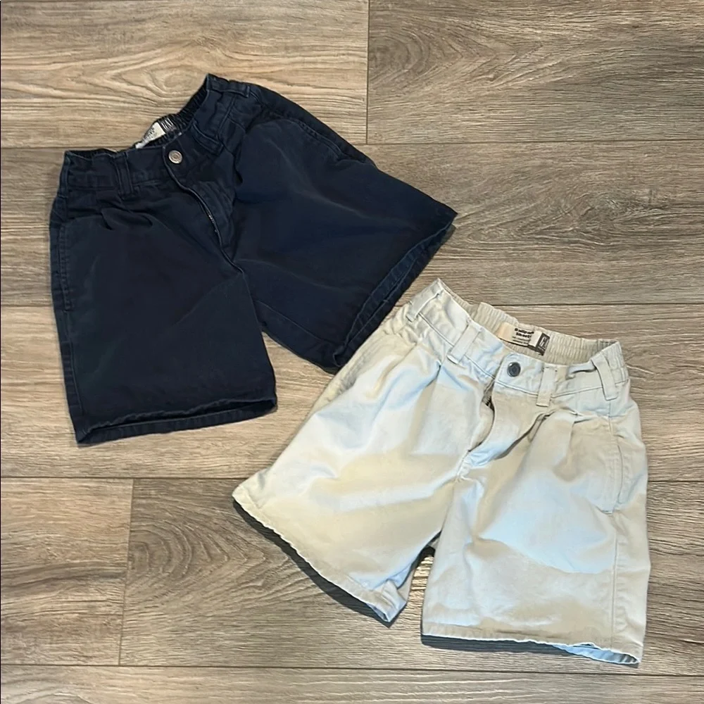 GAP‎ Blue and Cream Shorts Classic Summer Style